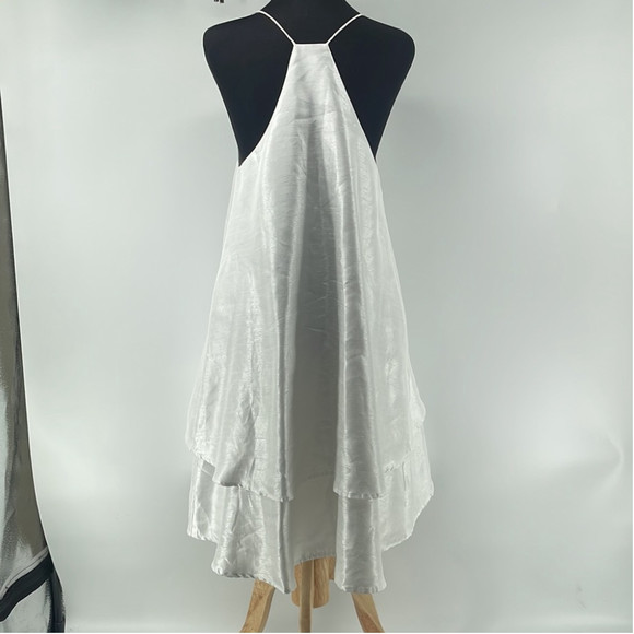 C/MEO Collective New Day Asymmetric Dress White bachelorette bridal shower Sz xs - Picture 11 of 12